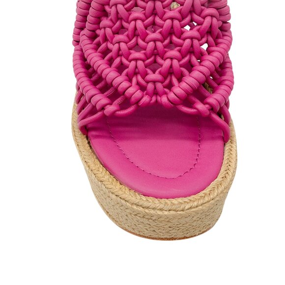 Paloma Barcelo Pink Salma Espadrille Platform Sandals - Picture 5 of 7